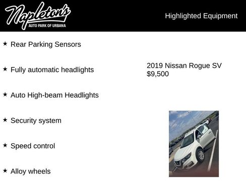 Used 2019 Nissan Rogue SV FWD image 3