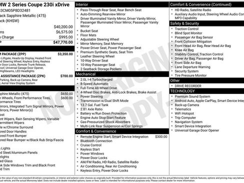 Used 2023 BMW 230i xDrive Coupe w/ Premium Package image 27