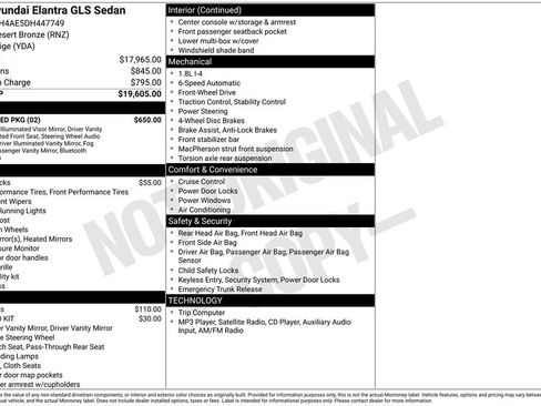 Used 2013 Hyundai Elantra GLS w/ Preferred Pkg FWD image 3