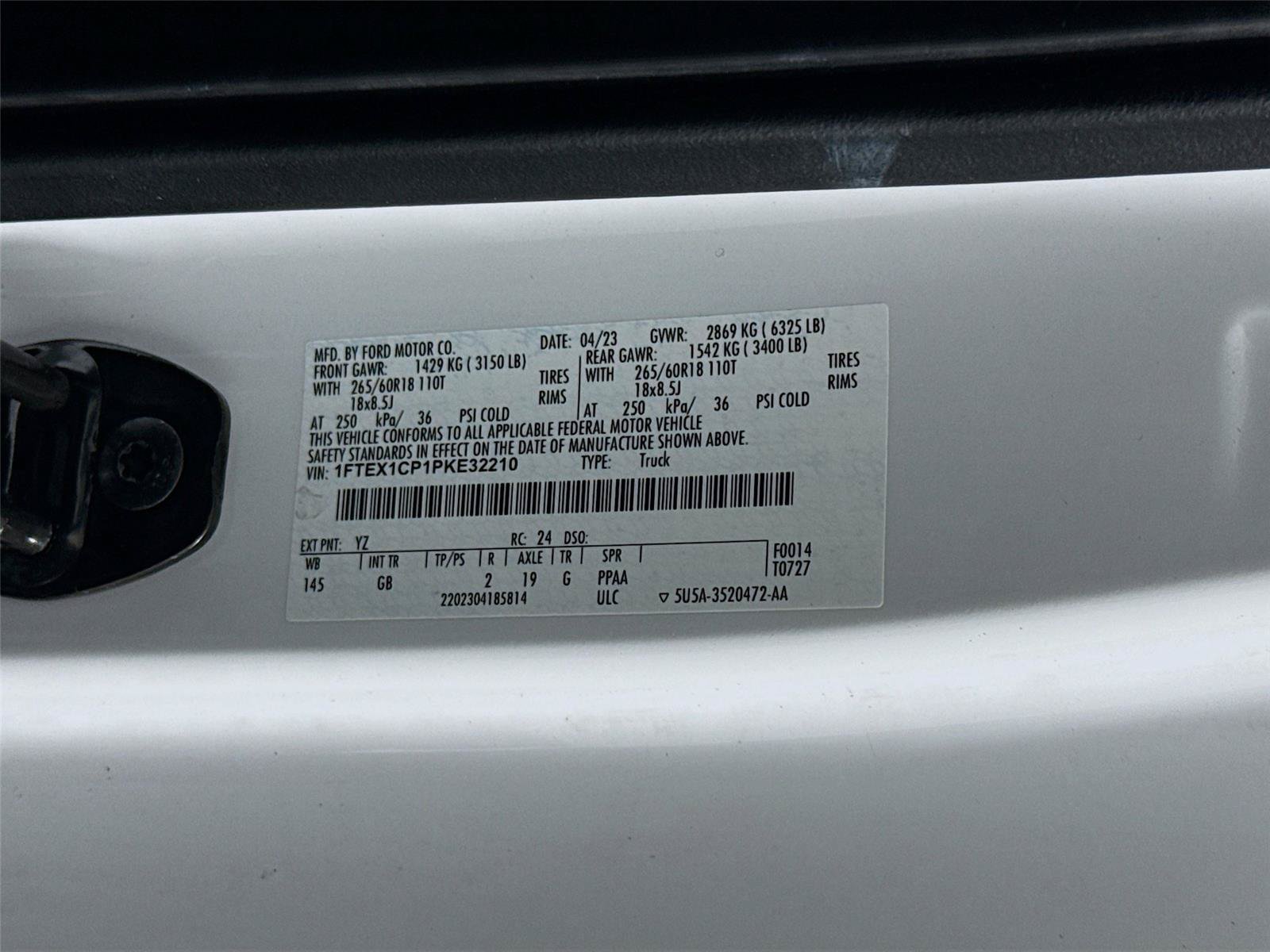 Used 2023 Ford F150 XL w/ STX Appearance Package RWD image 32