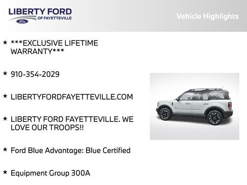 Certified 2024 Ford Bronco Sport Outer Banks AWD/4WD image 5