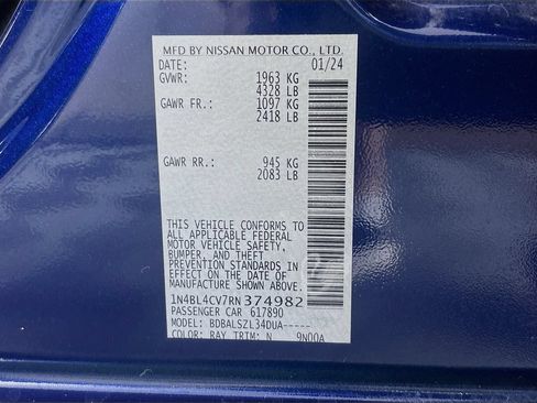 Used 2024 Nissan Altima 2.5 SR FWD image 29
