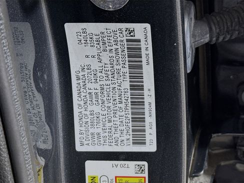 Certified 2023 Honda Civic Sport image 36
