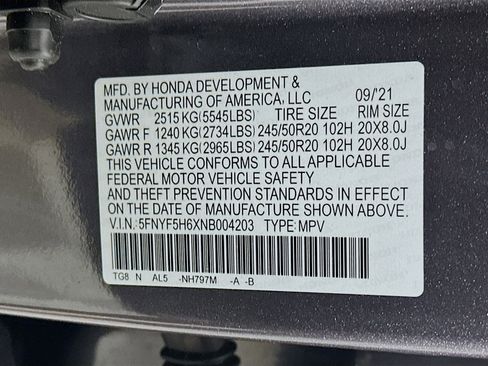 Used 2022 Honda Pilot Touring image 12