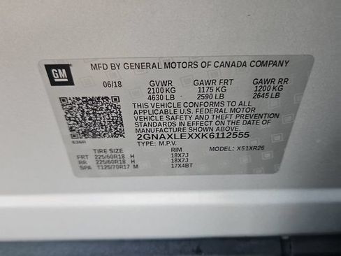 Used 2019 Chevrolet Equinox LT w/ Sun & Navigation Package FWD image 31