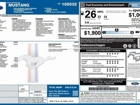 New 2026 Ford Mustang Premium image 2