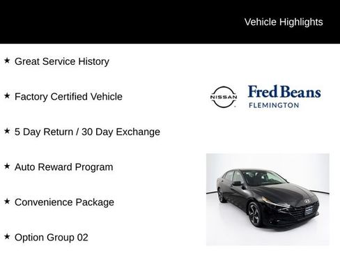 Used 2023 Hyundai Elantra SEL w/ Convenience Package FWD image 6