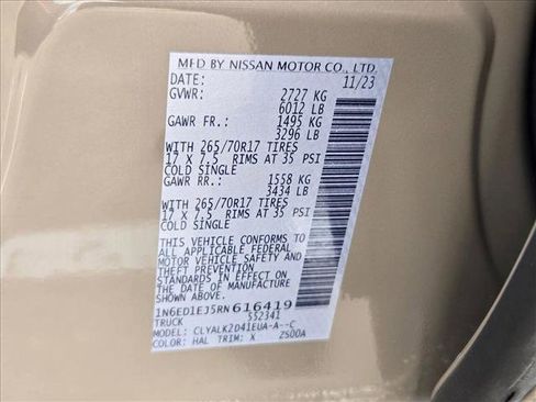Used 2024 Nissan Frontier Pro-X w/ Technology Package RWD image 23