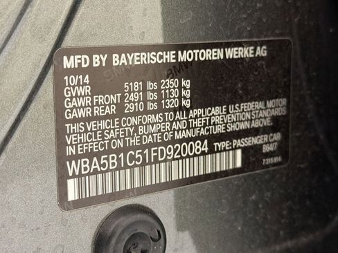 Used 2015 BMW 535i Sedan RWD image 19