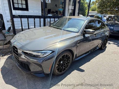 Used 2021 BMW M3 w/ Parking Assistance Package RWD image 2