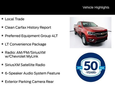 Used 2015 Chevrolet Colorado LT w/ LT Convenience Package AWD/4WD image 6