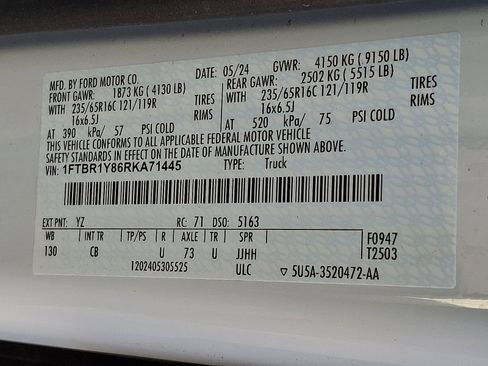 Used 2024 Ford Transit 250 Low Roof w/ Exterior Upgrade Package image 27