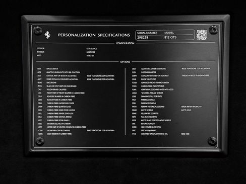 Used 2023 Ferrari 812 GTS RWD image 61