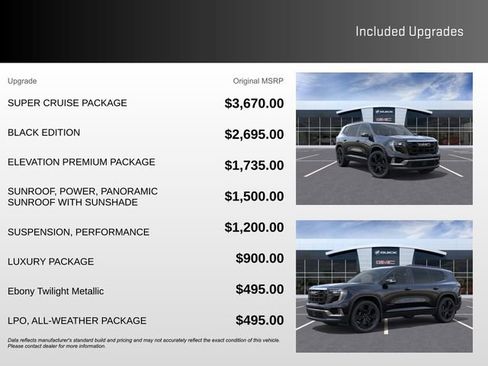 New 2026 GMC Acadia Elevation w/ Super Cruise Package image 3