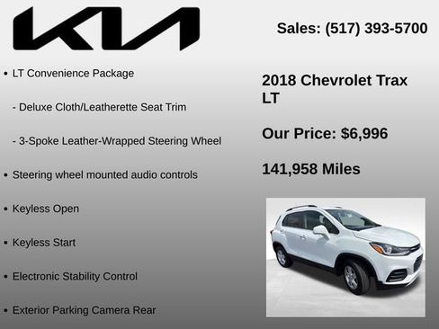 Used 2018 Chevrolet Trax LT w/ LT Convenience Package AWD/4WD image 10