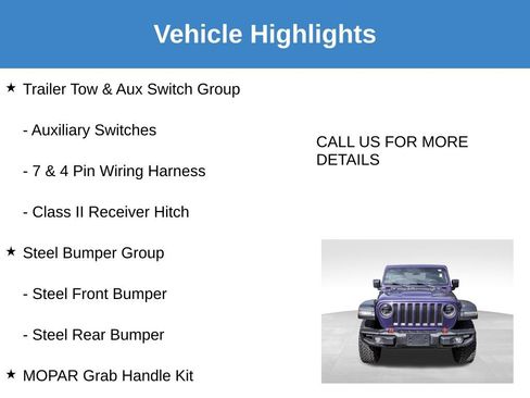 Used 2023 Jeep Wrangler Unlimited Rubicon w/ Steel Bumper Group AWD/4WD image 22