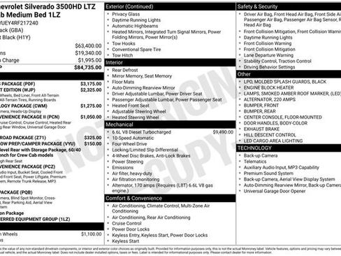 Used 2024 Chevrolet Silverado 3500 LTZ w/ LTZ Plus Package image 34