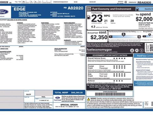 Used 2024 Ford Edge Titanium image 40