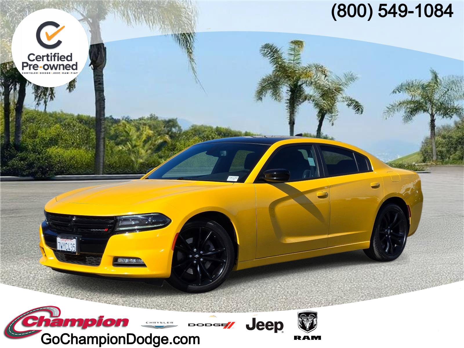 Certified 2017 Dodge Charger SXT w/ Rallye Group RWD image 1
