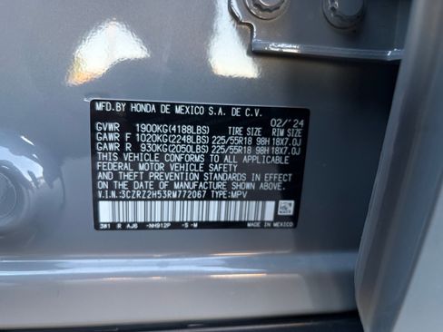 Used 2024 Honda HR-V Sport image 34