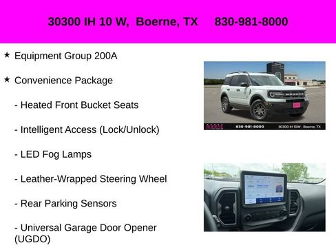Used 2023 Ford Bronco Sport Big Bend w/ Convenience Package AWD/4WD image 10