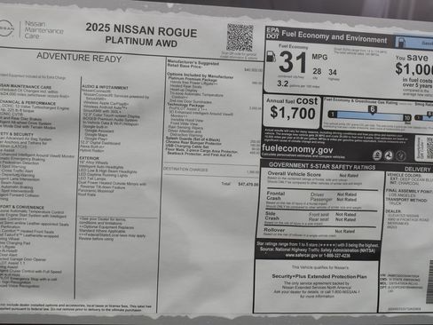 Used 2025 Nissan Rogue Platinum w/ Tech Package image 22