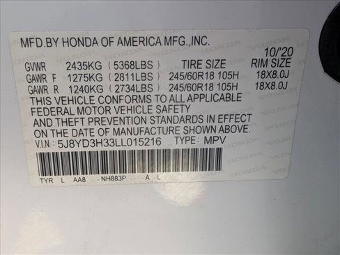 Used 2020 Acura MDX image 21