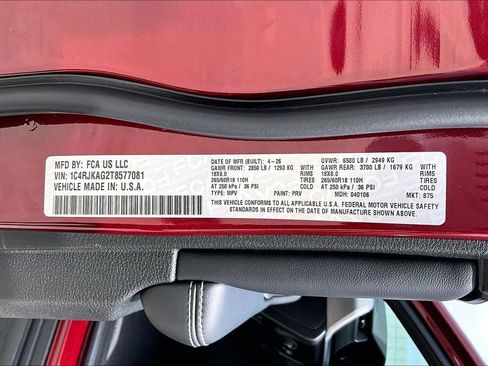 New 2026 Jeep Grand Cherokee L Laredo image 35