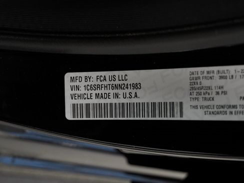 Certified 2022 RAM 1500 Limited w/ Bed Utility Group image 53