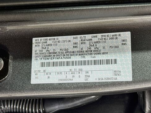 Used 2022 Ford F150 XL w/ STX Black Appearance Package AWD/4WD image 29