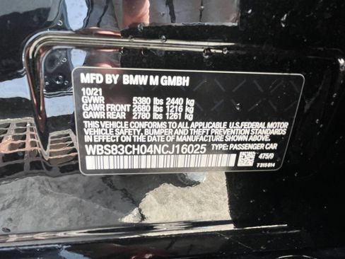 Used 2022 BMW M5 image 21