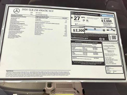 New 2026 Mercedes-Benz GLB 250 4MATIC image 18