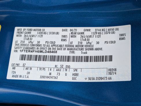 Used 2021 Ford Ranger XLT w/ Equipment Group 301A Mid AWD/4WD image 35