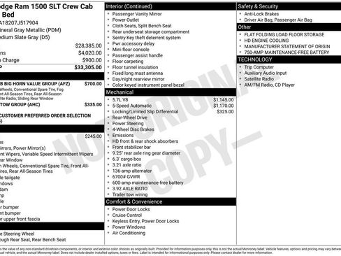 Used 2007 Dodge Ram 1500 Truck SLT w/ Quad Cab Big Horn Value Group RWD image 1