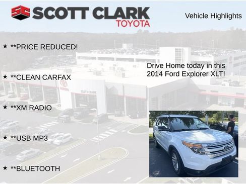 Used 2014 Ford Explorer XLT w/ Equipment Group 202A AWD/4WD image 10