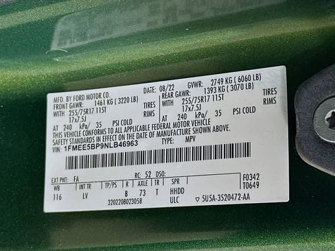 Certified 2022 Ford Bronco Big Bend image 22