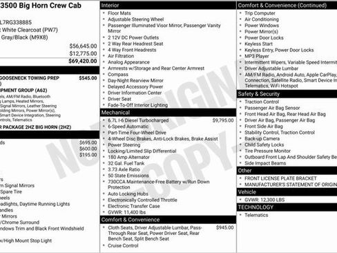 Used 2024 RAM 3500 Big Horn image 2