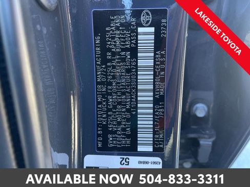 Certified 2025 Toyota Camry SE image 40