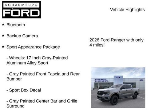 New 2026 Ford Ranger XLT AWD/4WD image 7