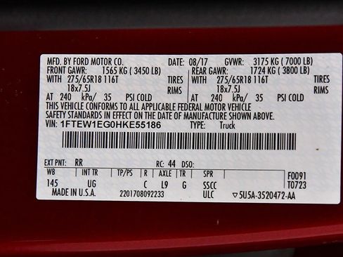 Used 2017 Ford F150 XLT w/ Equipment Group 302A Luxury image 15