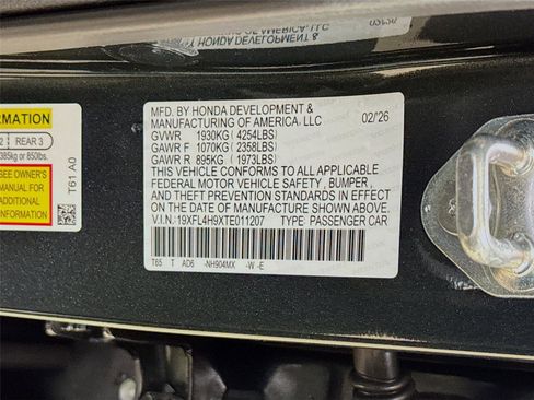 New 2026 Honda Civic Sport Touring image 31