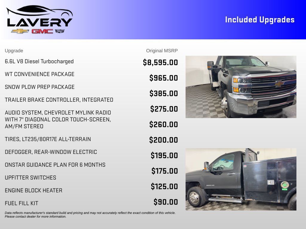 Used 2016 Chevrolet Silverado 3500 W/T w/ WT Convenience Package AWD/4WD image 7