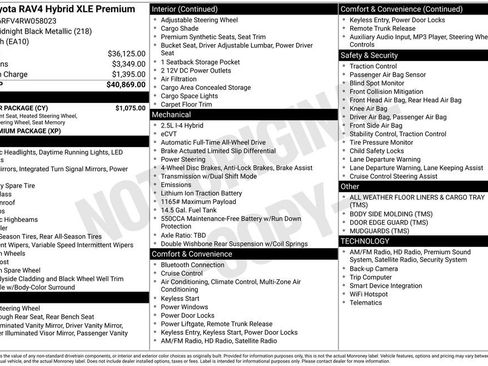 Used 2024 Toyota RAV4 XLE Premium w/ Weather Package image 11