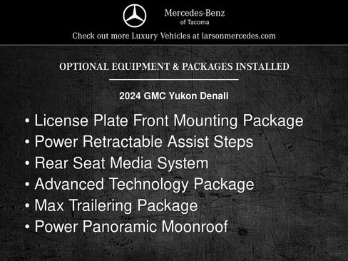 Used 2024 GMC Yukon Denali w/ Advanced Technology Package AWD/4WD image 2