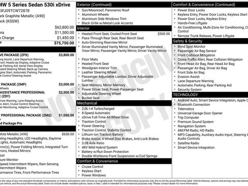 Used 2026 BMW 530i xDrive AWD/4WD image 15