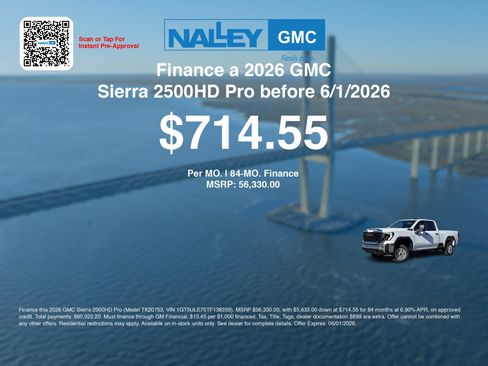 New 2026 GMC Sierra 2500 Pro w/ Convenience Package AWD/4WD image 7