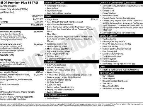 Used 2020 Audi Q7 3.0T Premium Plus w/ Premium Plus Package image 7