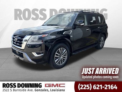 Used 2022 Nissan Armada SL w/ Captain's Chairs Package RWD image 1