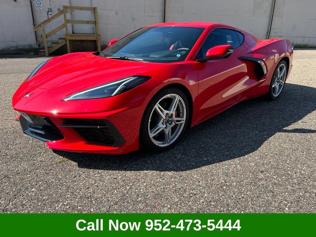 Used 2023 Chevrolet Corvette Stingray Premium Cpe w/ Battery Protection Package RWD image 1