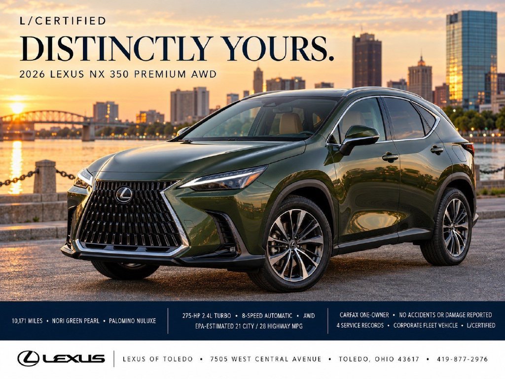 Certified 2026 Lexus NX 350 AWD w/ Accessory Package (2T) image 1